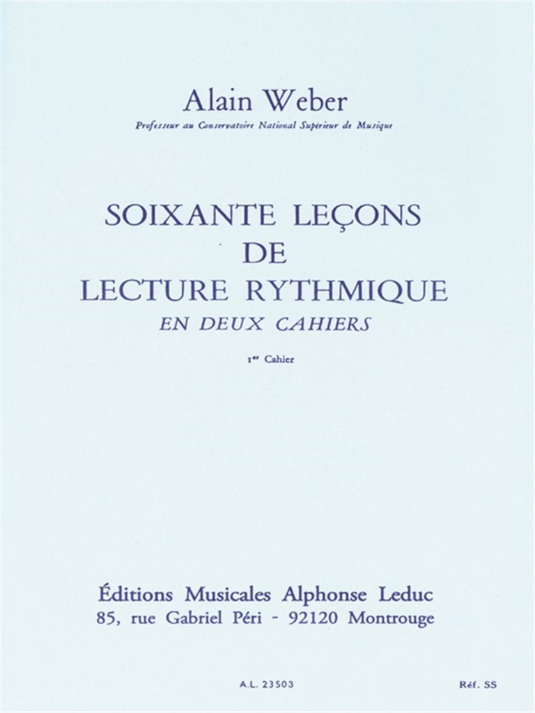 Alain Weber: 60 Theoretical Rhythm Lessons